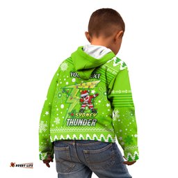 Custom Thunder BBL Kid Hoodie Christmas Vibe