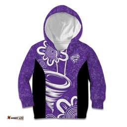 Hobart Hurricanes Custom Kid Hoodie Minimalism Aboriginal