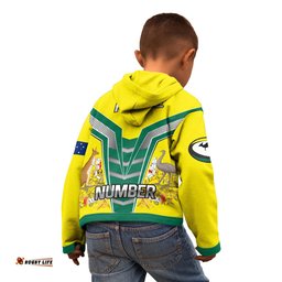 Custom Zip Up Hoodie Kids The Rugby Championship Rugby Australia