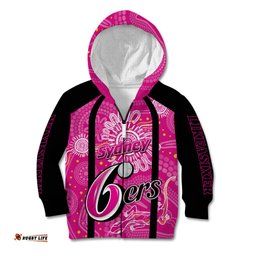Custom Sixers Cricket Indigenous Kid Hoodie Inspirations