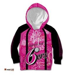 Custom Sixers Cricket Indigenous Kid Hoodie Inspirations