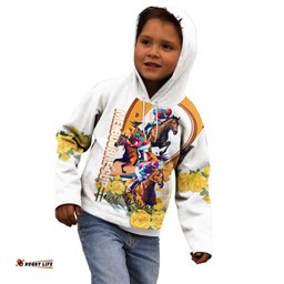 Melbourne Cup Australia Kid Hoodie Horse Racing Happy 164th Anniversary