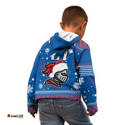 Custom Knights Rugby Kid Hoodie Chirstmas Vibe