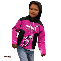 Personalised BBL Sydney Sixers Kid Hoodie 4th Champions 2024 New History