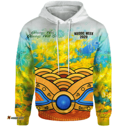 Aboriginal Kid Hoodie, Australia Kangaroo NAIDOC Week For Kid