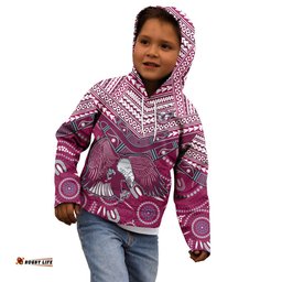 Sea Eagles Rugby Hoodie KID Aboriginal and Polynesia Manly Warringah