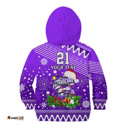 Custom Hurricanes BBL Kid Hoodie Christmas Vibe