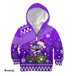 Custom Hurricanes BBL Kid Hoodie Christmas Vibe