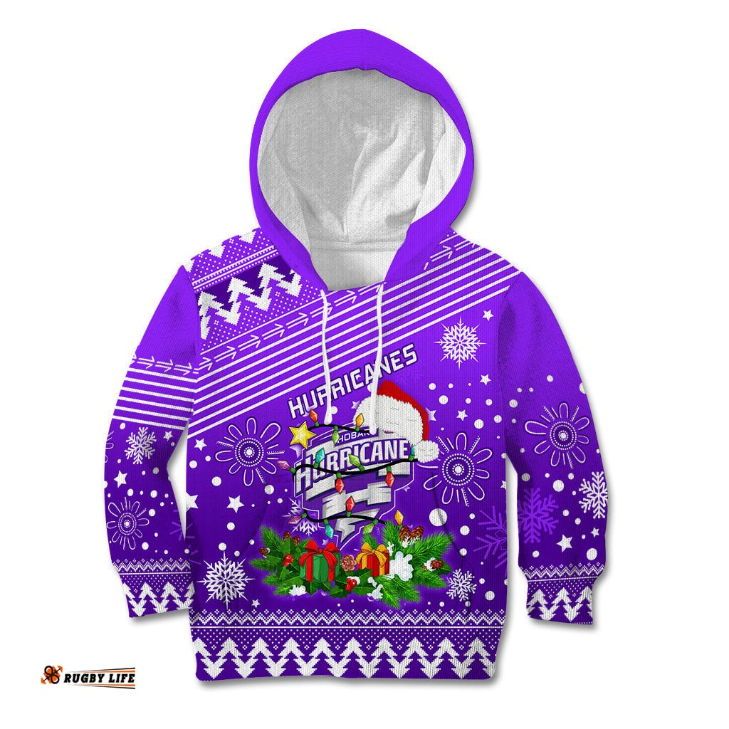 Custom Hurricanes BBL Kid Hoodie Christmas Vibe