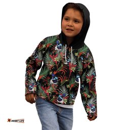 Australia Kangaroo Paw And Splendid Fairy wren Kid Hoodie Sameless Style