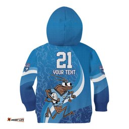 Custom NSW Cockroaches Blues Kid Hoodie New South Wales Origin No1
