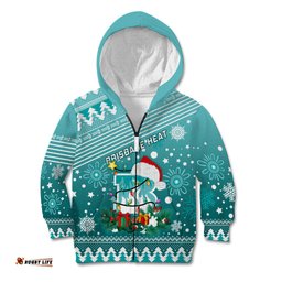 Custom Heat BBL Kid Hoodie Christmas Vibe