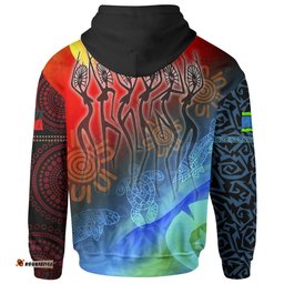Custom NAIDOC Kid Zip Up Hoodie Proud To Be