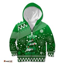 Custom Stars BBL Kid Hoodie Christmas Vibe