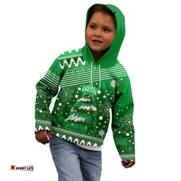 Custom Stars BBL Kid Hoodie Christmas Vibe