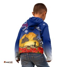 Hoodie Kids Australia ANZAC Day And Soldier