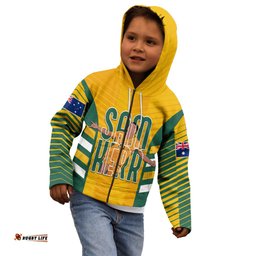 Custom Australia Matildas Kid Hoodie Sam Kerr Legend