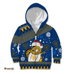 Custom Eels Rugby Kid Hoodie Chirstmas Vibe