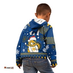 Custom Eels Rugby Kid Hoodie Chirstmas Vibe