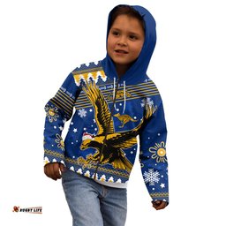Custom Eagles Football Kid Hoodie Christmas Vibe