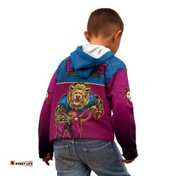 AFL Lions Champions Kid Hoodie Proud Brisbane Aboriginal Vibe