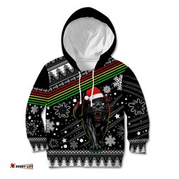 Custom Panthers Rugby Kid Hoodie Go The Mighty Panthers Christmas Vibe Unique