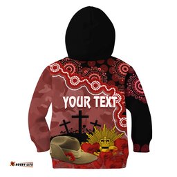 Sydney Swans Football ANZAC Hoodie KID Aboriginal Mix Slouch Hat