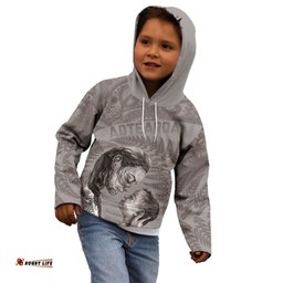 New Zealand Mother's Day Kid Hoodie Maori Mo Toku Mama Silver Fern