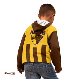 Hawthorn Football Kid Hoodie Go Hawks Sporty Style