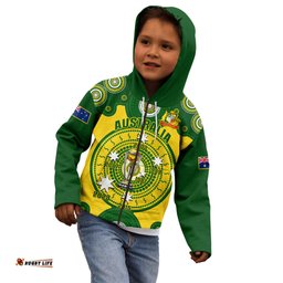 Australia Cricket Kid Hoodie World Cup 6th Champions Trophy National Color