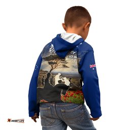 Australia ANZAC Day Kid Hoodie The Lonesome Pine