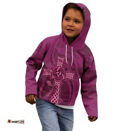 Ireland Rugby Kid Hoodie Maroon Celtic Knot Summer Paris 2024