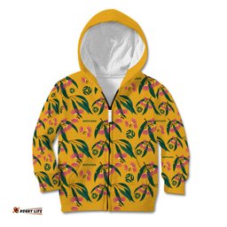 Custom Aussie Matildas Kid Hoodie Football Australia Silver Princess Unique