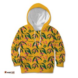 Custom Aussie Matildas Kid Hoodie Football Australia Silver Princess Unique