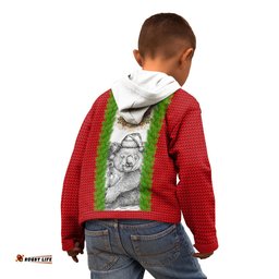Australia Christmas Kid Zip Up Hoodie Merry Christmas Koala