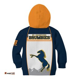 Brumbies Super Rugby Kid Hoodie Brumbies Go Champions