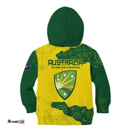 Australia Cricket Kid Hoodie History Commemorative World Cup Winners