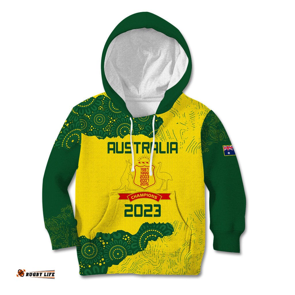 Australia Cricket Kid Hoodie History Commemorative World Cup Winners