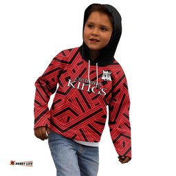 Custom Text And Number New Zealand Canterbury Cricket Kid Hoodie The Kings Sporty Style