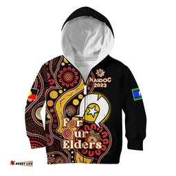 Australia NAIDOC Week Hoodie KID Indigenous For Our Elders