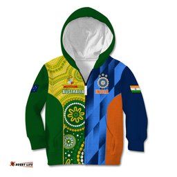 Australia And India Cricket Kid Hoodie World Cup Final Together