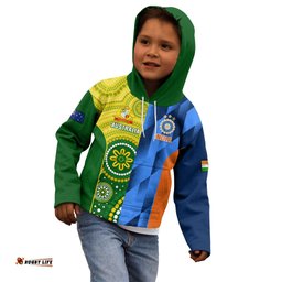 Australia And India Cricket Kid Hoodie World Cup Final Together