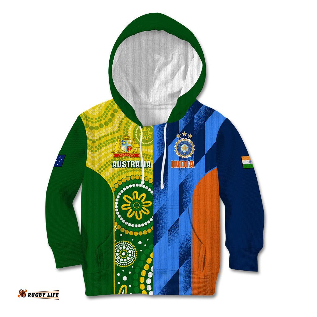Australia And India Cricket Kid Hoodie World Cup Final Together