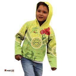 Custom Australia Cricket ANZAC Kid Hoodie The Military Soldiers with Aboriginal Style