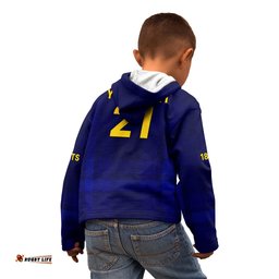 Custom Text And Number New Zealand Otago Cricket Kid Hoodie The Volts Simple Style