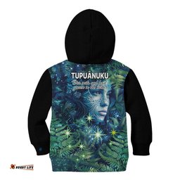 New Zealand Matariki Tupuanuku Kid Hoodie Te W o te Hauhake