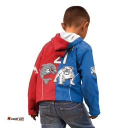 NRL Bulldogs and Dolphins Kid Hoodie Sporty Style