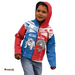 NRL Bulldogs and Dolphins Kid Hoodie Sporty Style