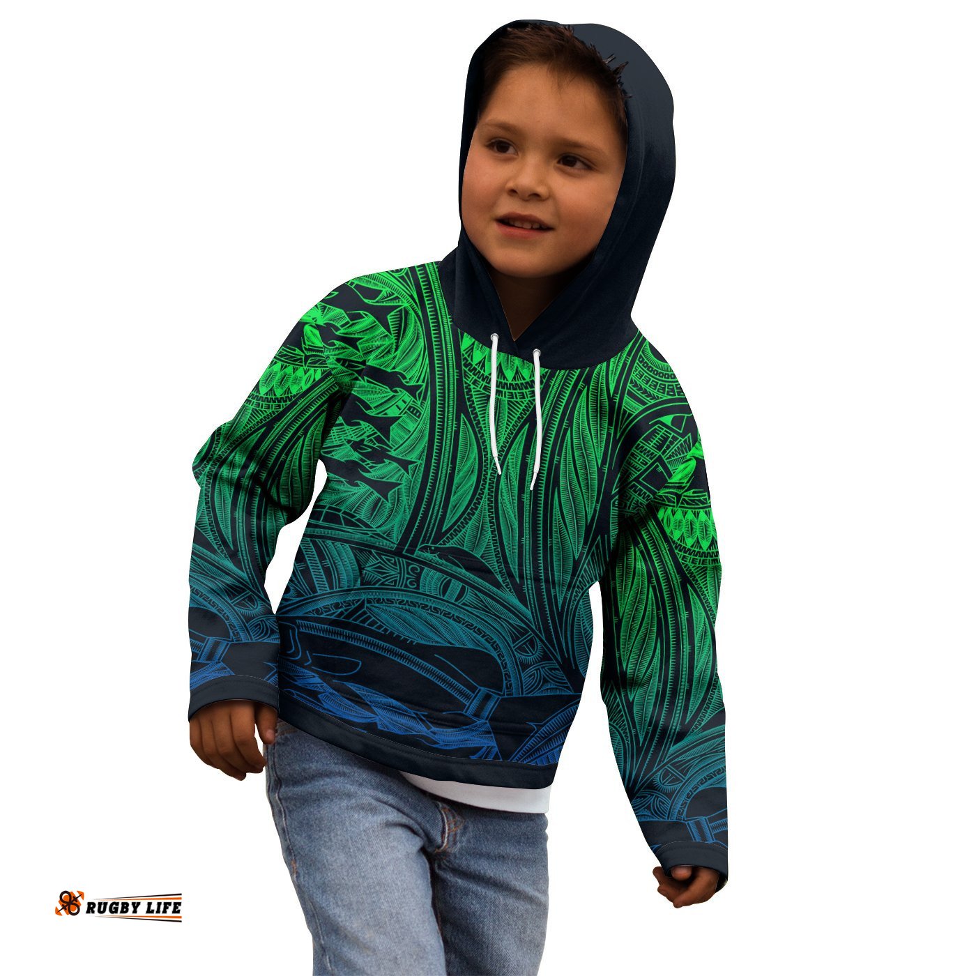 Torres Strait Islanders Kid Hoodie Ocean Art