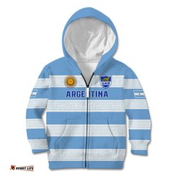 Argentina Rugby Kid Hoodie Los Pumas Go Champions Unique Style